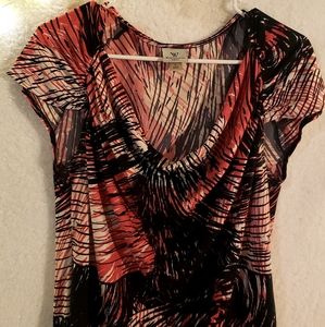 Worthington Strech Coral Blouse